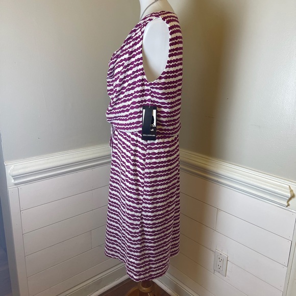 Lennie for Nina Leonard Wavy Dress XL FREE SHIP - Picture 2 of 5